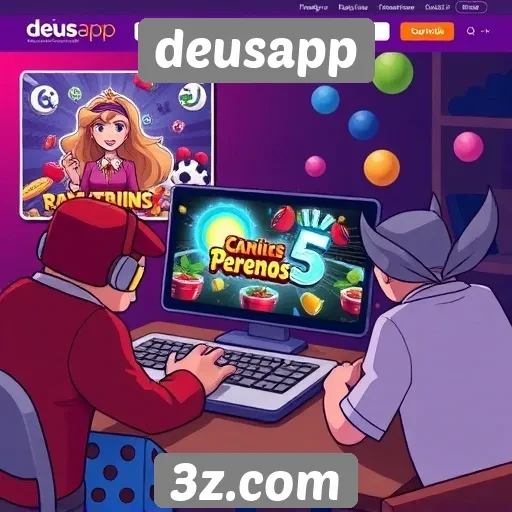 Características inovadoras do site de jogos deusapp
